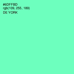 #6DFFBD - De York Color Image